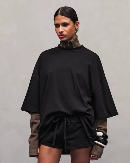 ENTIRE STUDIOS HEAVY BOXY TEE_BLACK