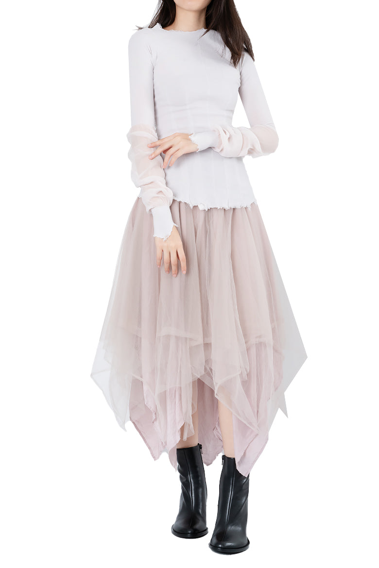 Marc le bihan Skirt Rose Pale