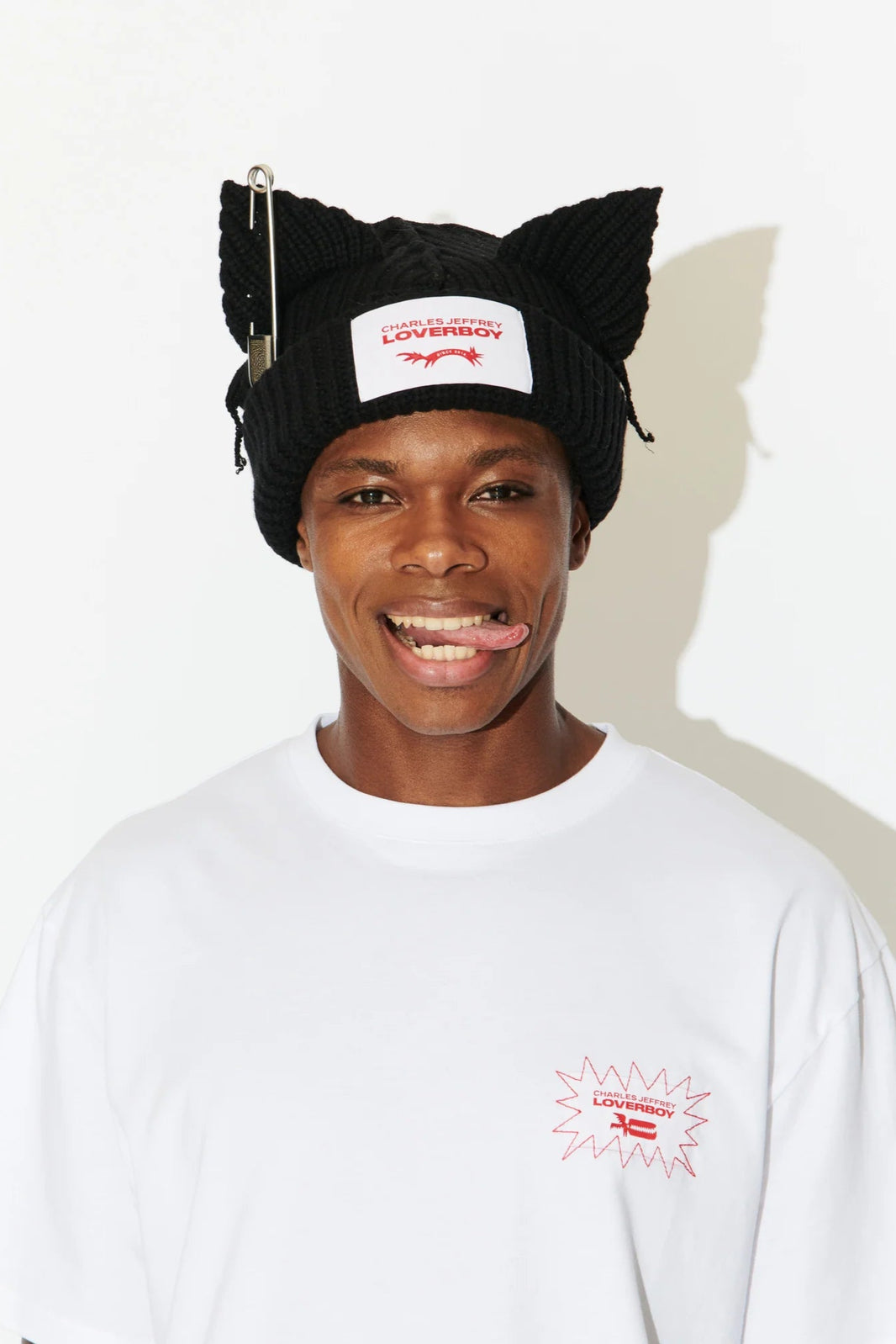 CHARLES JEFFREY LOVERBOY CHUNKY PUNK EARS BEANIE