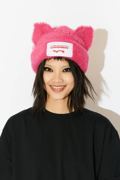 FLUFFY CHUNKY EARS BEANIE