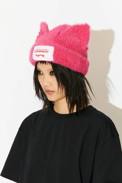 FLUFFY CHUNKY EARS BEANIE
