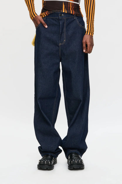 LOOSE FIT WITH KNITTED POCKET WAISTED