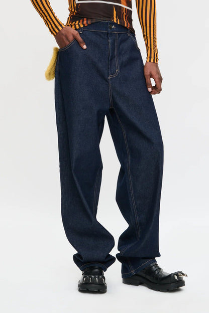 LOOSE FIT WITH KNITTED POCKET WAISTED