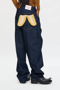 LOOSE FIT WITH KNITTED POCKET WAISTED