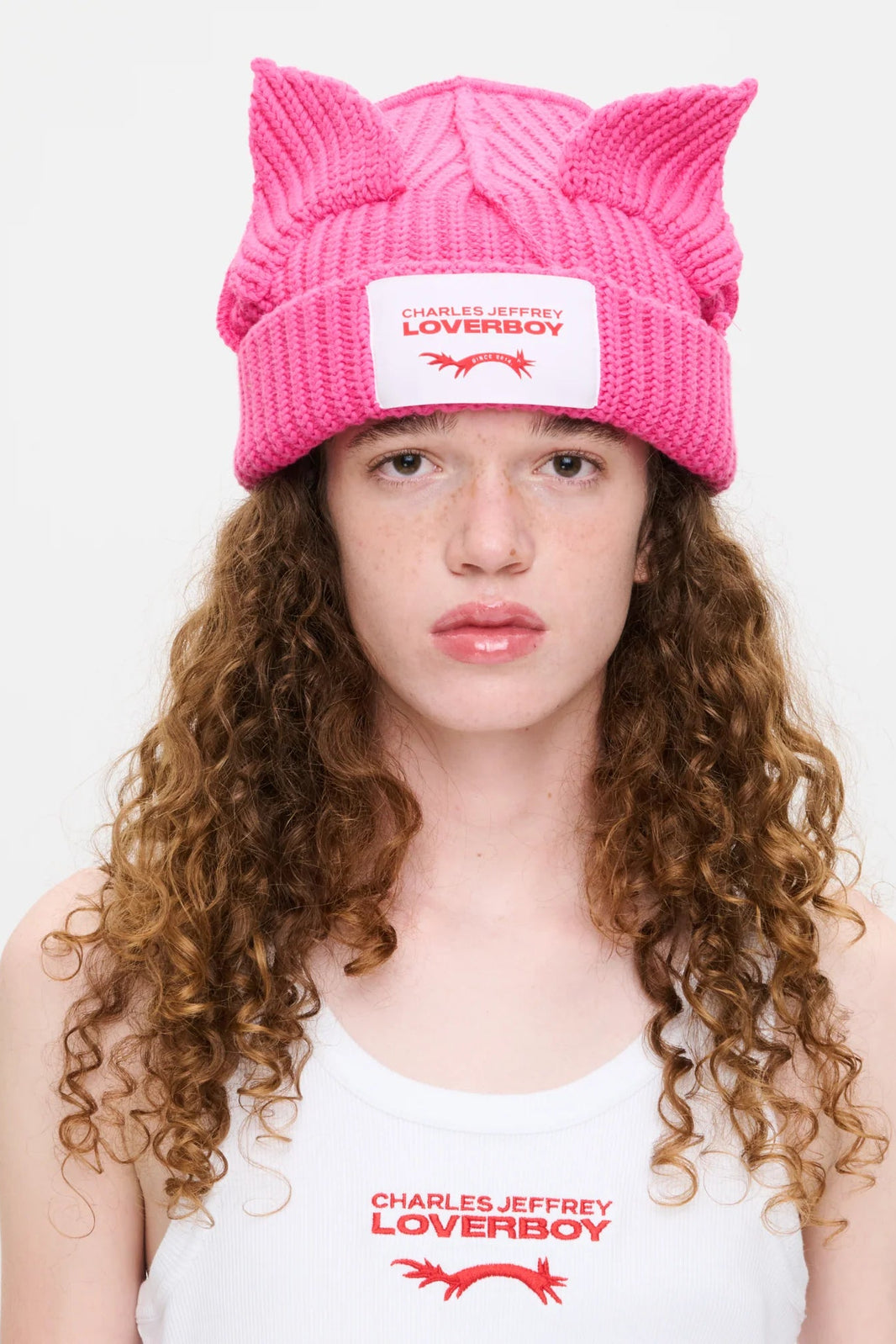 CHUNKY EARS BEANIE in PINK