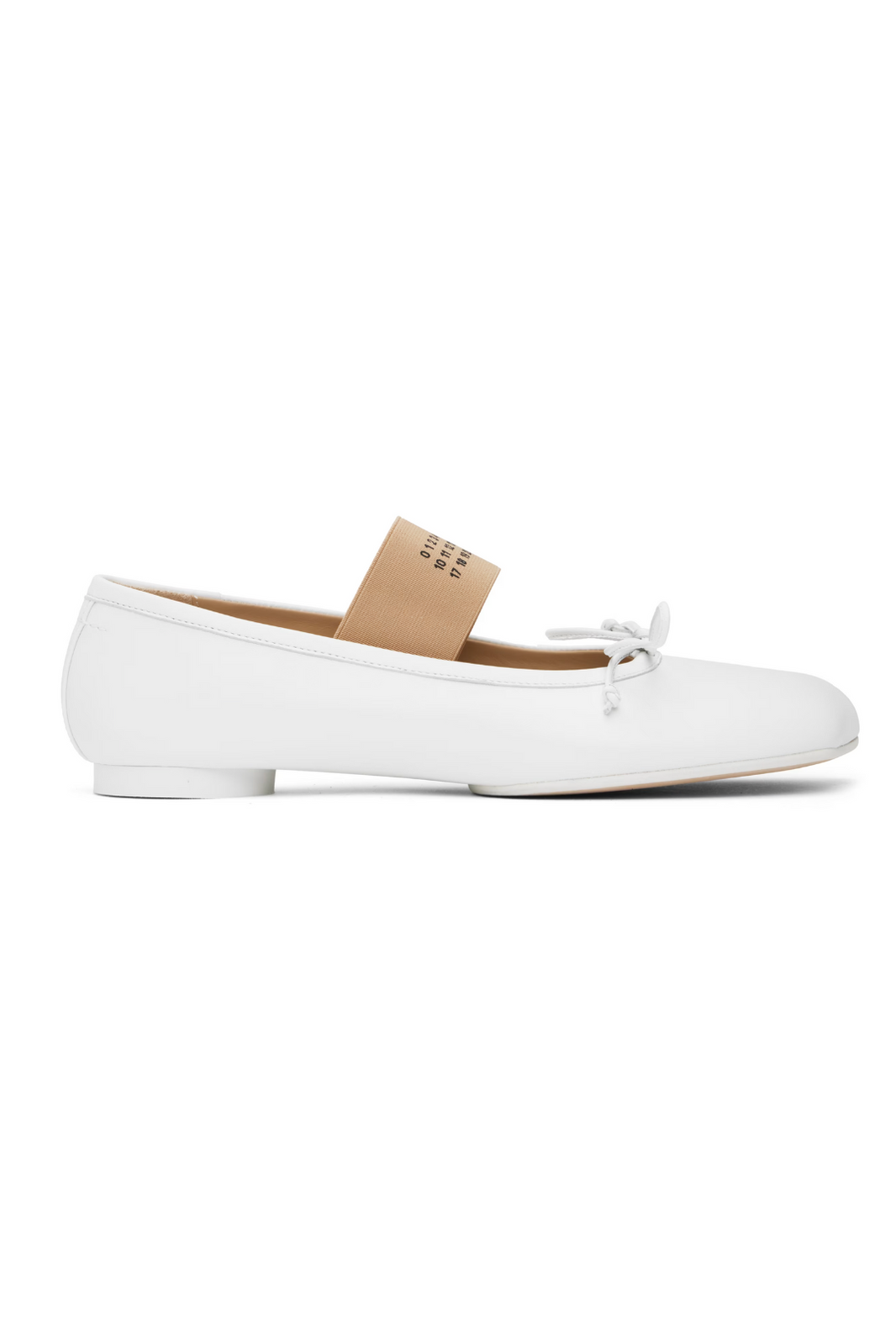 MAISON MARGIELA MM6 ANATOMIC BALLERINAS_WHITE