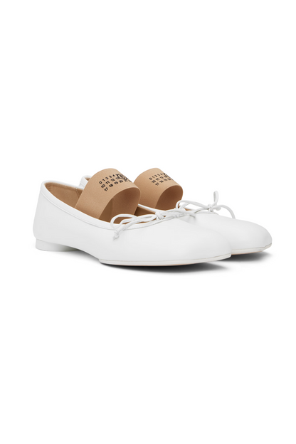 MAISON MARGIELA MM6 ANATOMIC BALLERINAS_WHITE