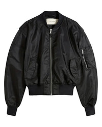 ENTIRE STUDIOS CROPPED BROAD BOMBER_BLACK