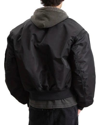 ENTIRE STUDIOS CROPPED BROAD BOMBER_BLACK