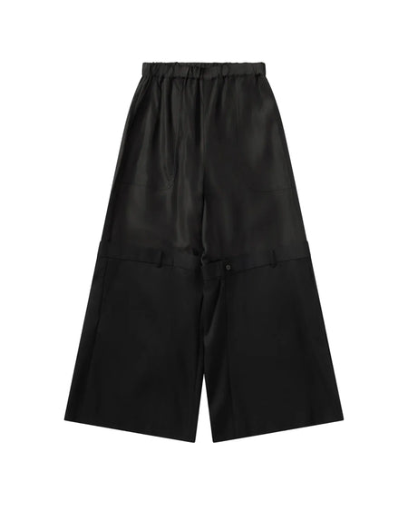 NOIR KEI NINOMIYA DOUBLE LAYER TROUSERS_BLACK