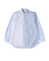 CDG SHIRT FOREVER WIDE FIT MULTI STRIPE SHIRT