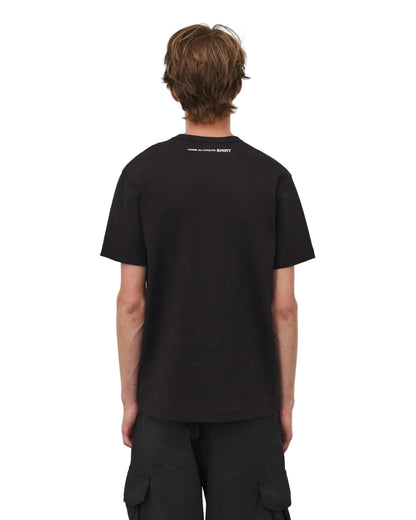 CDG SHIRT BACK NECK LOGO T-SHIRT_BLACK