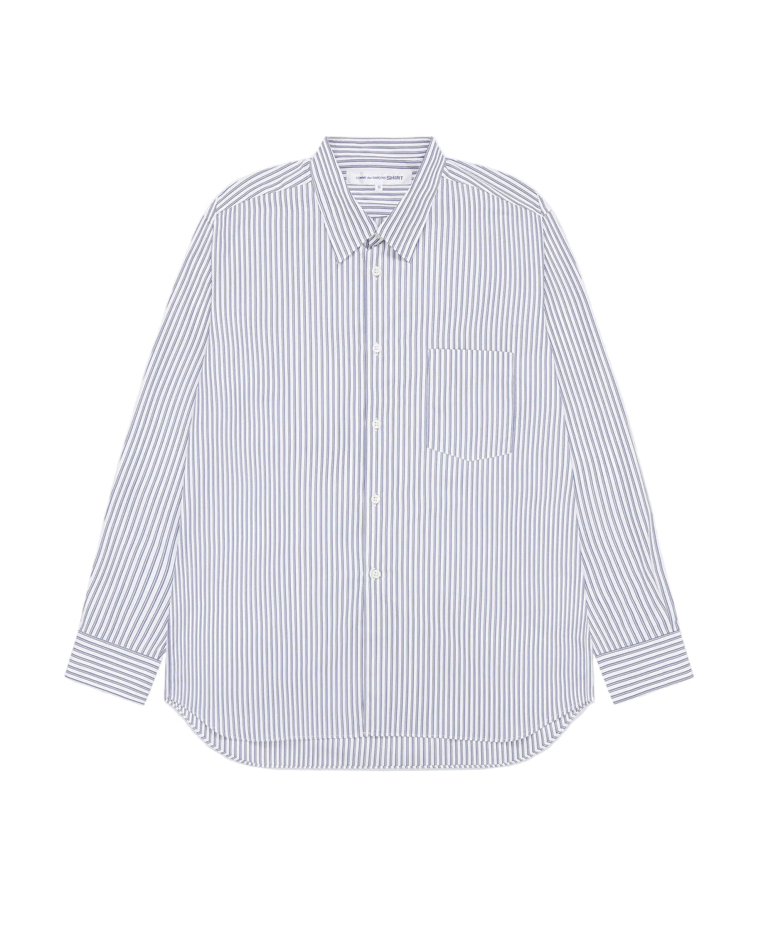 CDG SHIRT FOREVER WIDE FIT STRIPE SHIRT