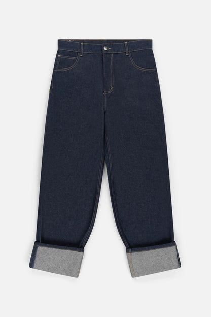 LOOSE FIT WITH KNITTED POCKET WAISTED