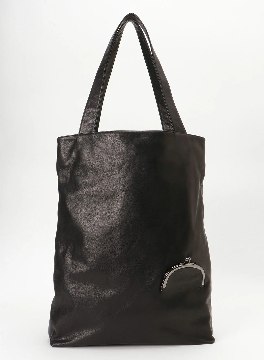 YOHJI YAMAMOTO DISCORD CLASP TOTE LARGE_BLACK