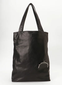YOHJI YAMAMOTO DISCORD CLASP TOTE LARGE_BLACK