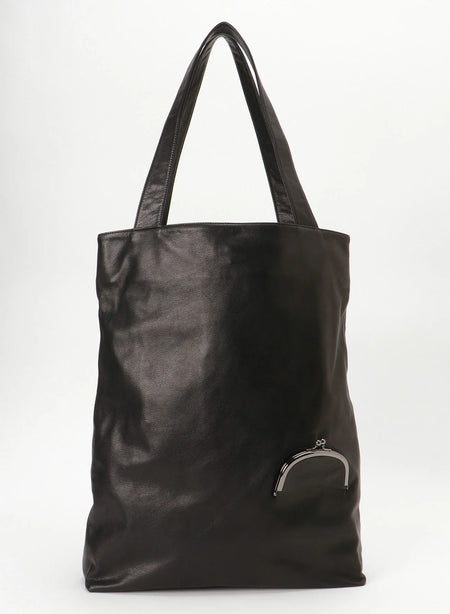 YOHJI YAMAMOTO DISCORD CLASP TOTE LARGE_BLACK