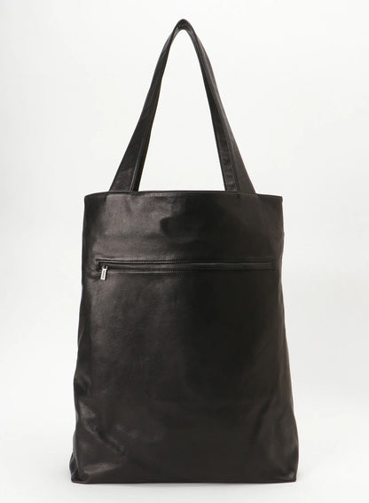 YOHJI YAMAMOTO DISCORD CLASP TOTE LARGE_BLACK