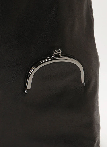 YOHJI YAMAMOTO DISCORD CLASP TOTE LARGE_BLACK