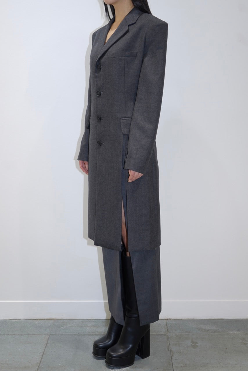 SITUATIOIST GREY WOOL COAT