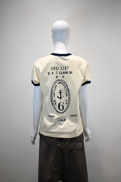 ROKH LINGER T-SHIRT_NAVY