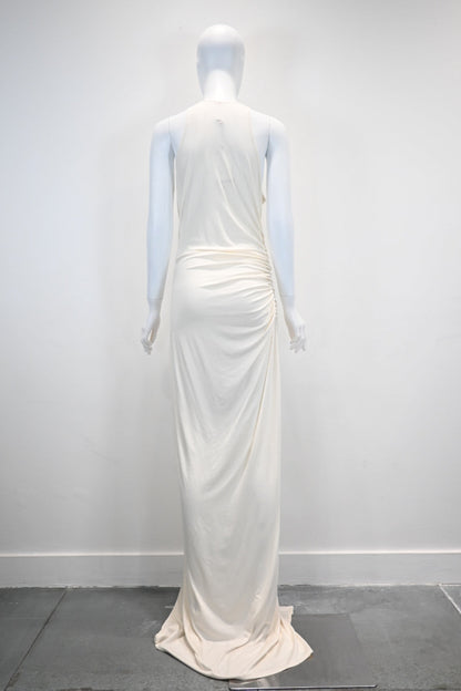 PRESSIAT GOBI DRESS_WHITE