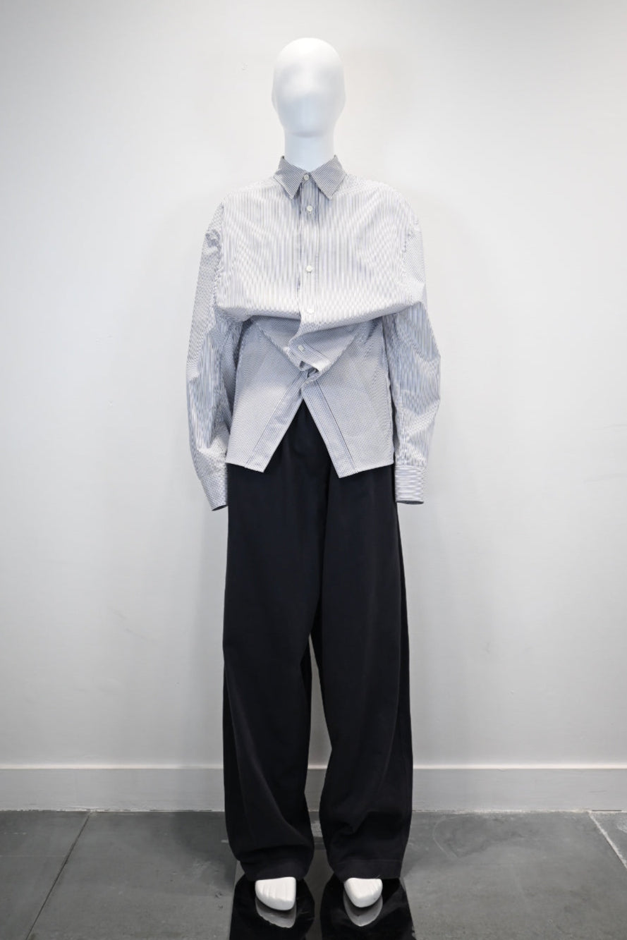 HED MAYNER STRIPE POPLIN SHIRT