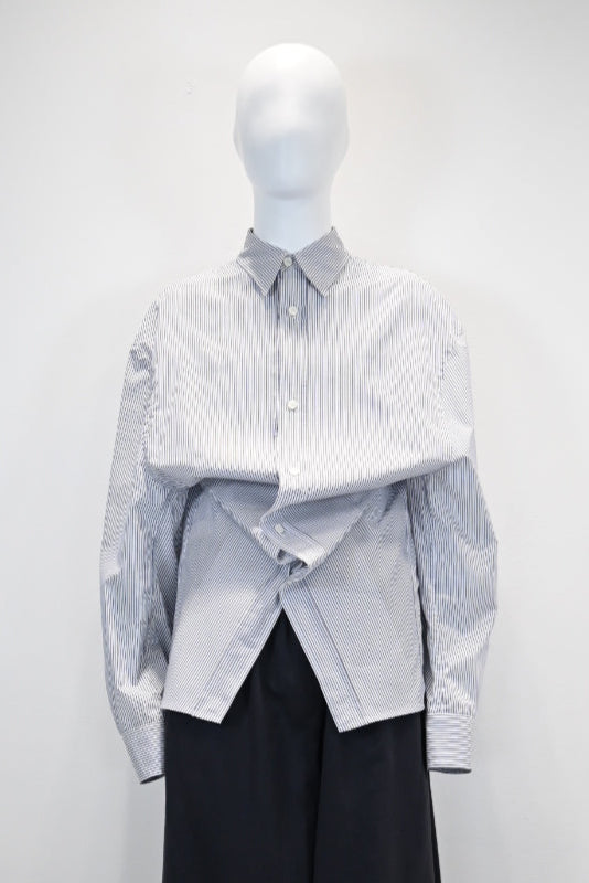 HED MAYNER STRIPE POPLIN SHIRT