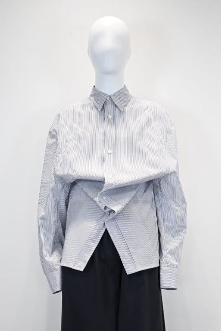 HED MAYNER STRIPE POPLIN SHIRT