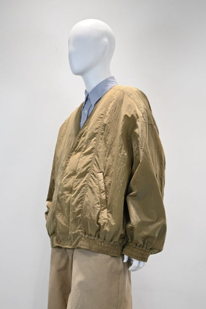 HED MAYNER CRINKLED TAFFETA BOMBER JACKET