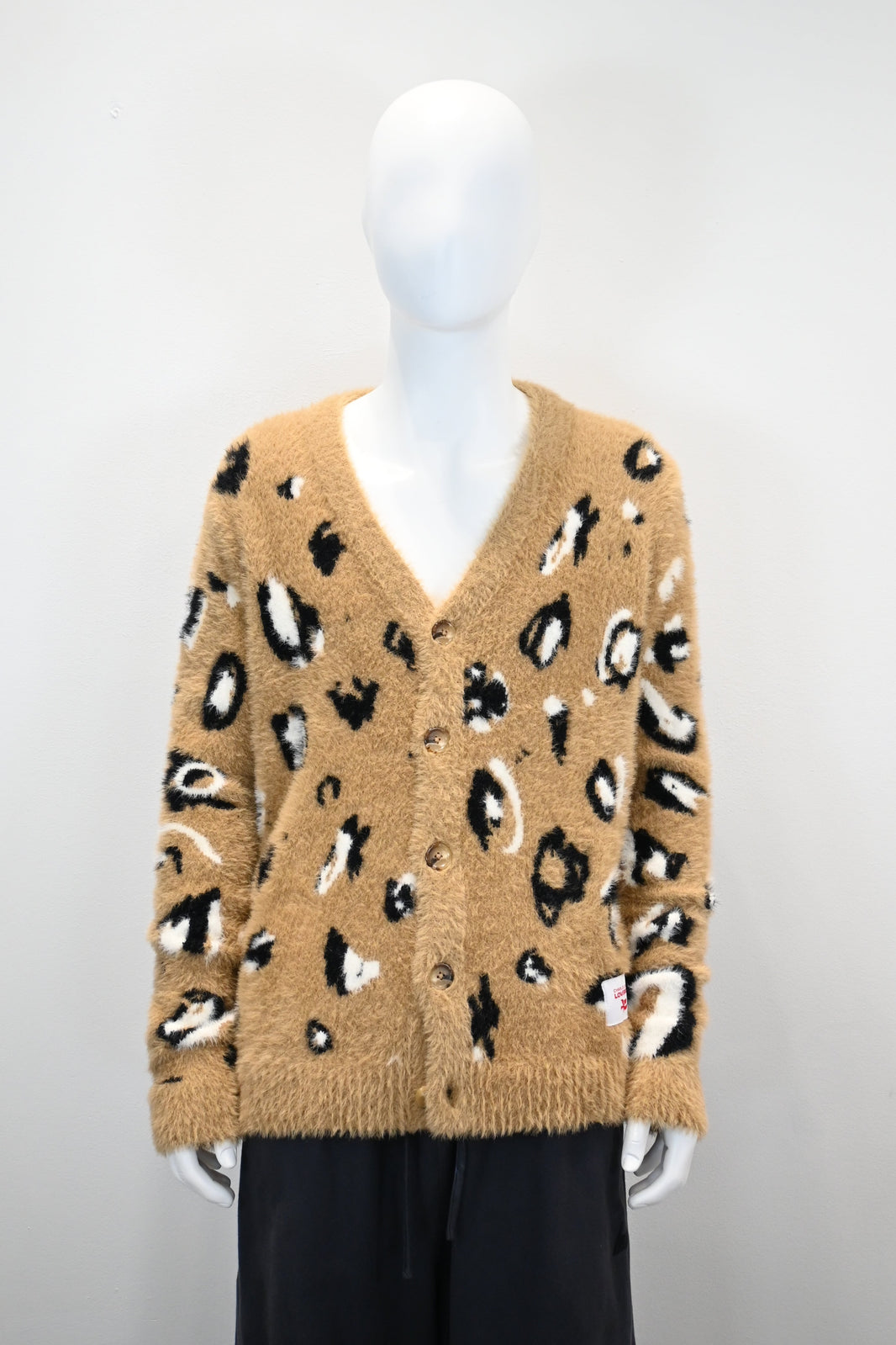 CHARLES JEFFREY LOVERBOY FLUFFY LABLE CARDIGAN