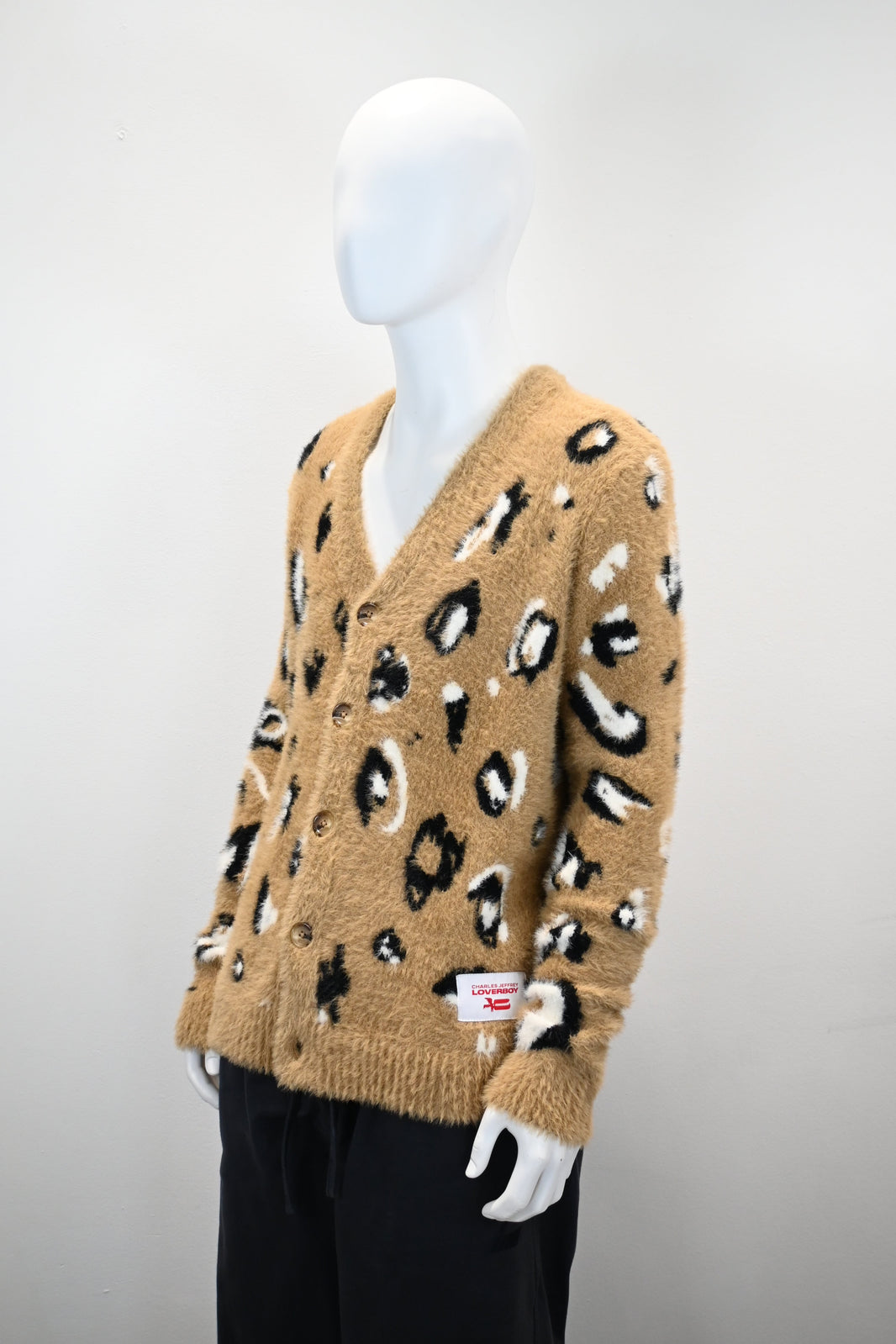 CHARLES JEFFREY LOVERBOY FLUFFY LABLE CARDIGAN
