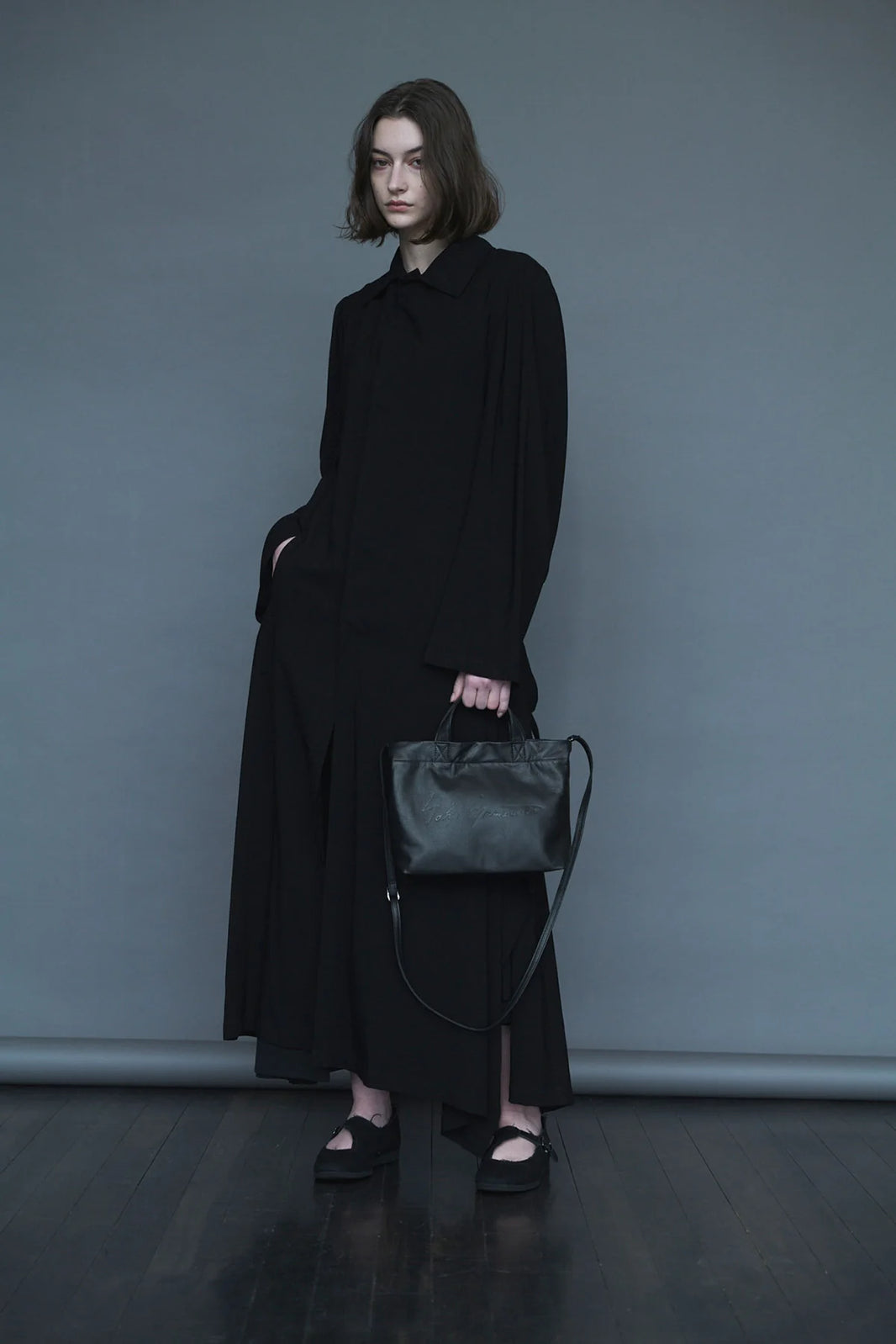 YOHJI YAMAMOTO DISCORD SIGNATURE SHOULDER_BLACK