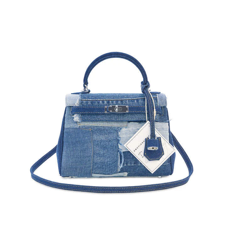 Emotional World Vintage Multi Denim Shoulder Bag 25