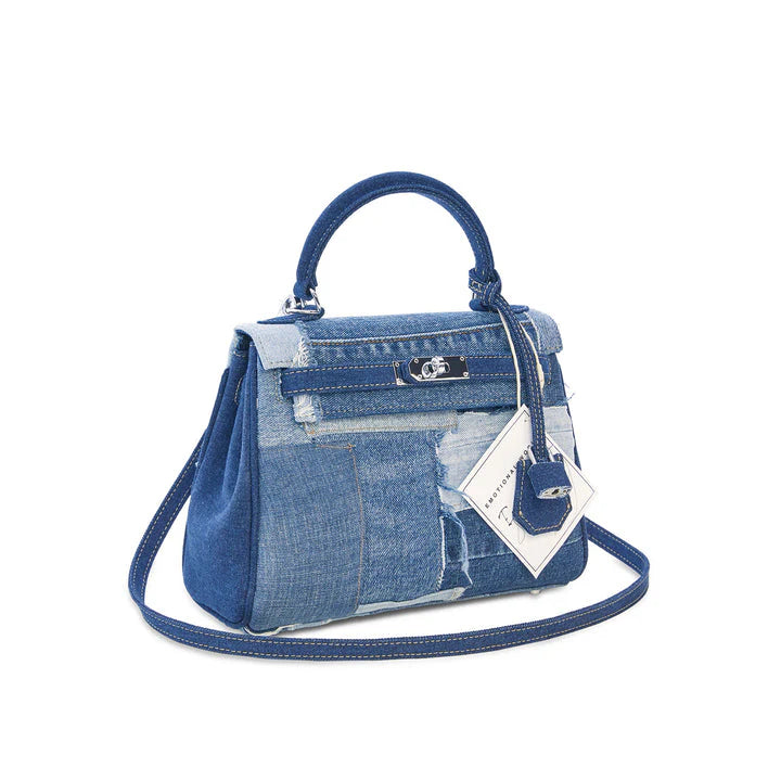 Emotional World Vintage Multi Denim Shoulder Bag 25