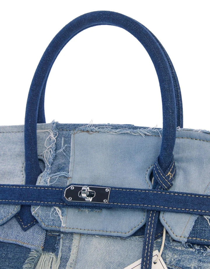 Emotional World Vintage Multi Denim Travel Bag 40