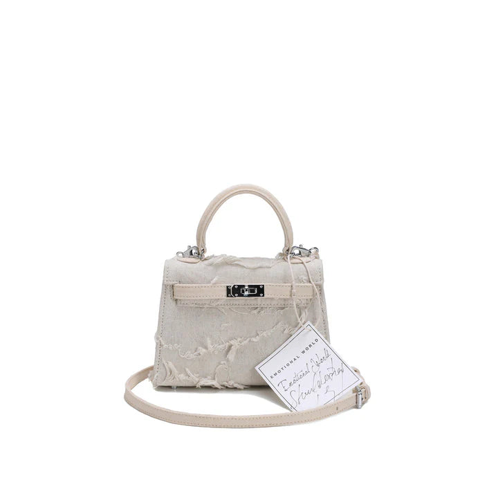 Emotional World Vintage Off White Shoulder Bag 19