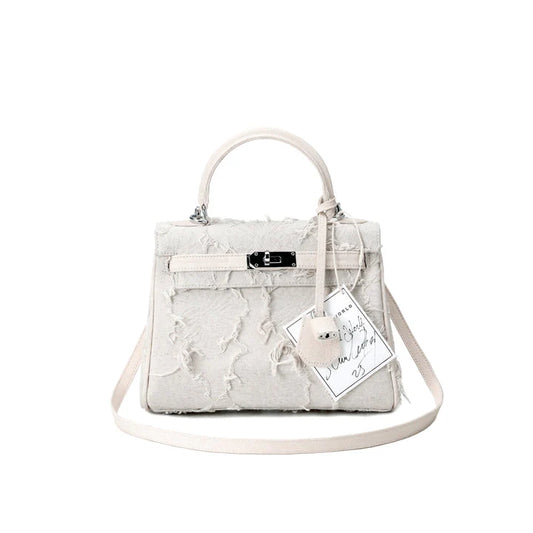 Emotional World Vintage Off White Shoulder Bag 25