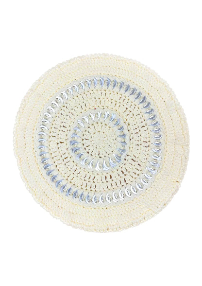 Ganni Cotton Knitted Beret
