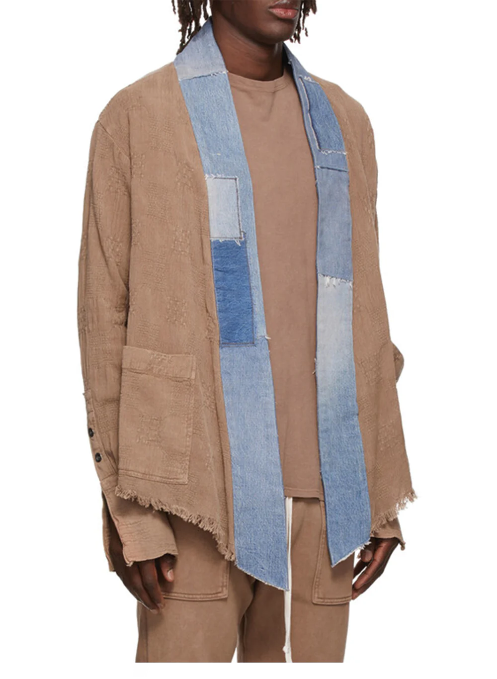 Greg Lauren Coco Open Weave Jacket