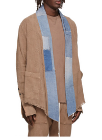 Greg Lauren Coco Open Weave Jacket