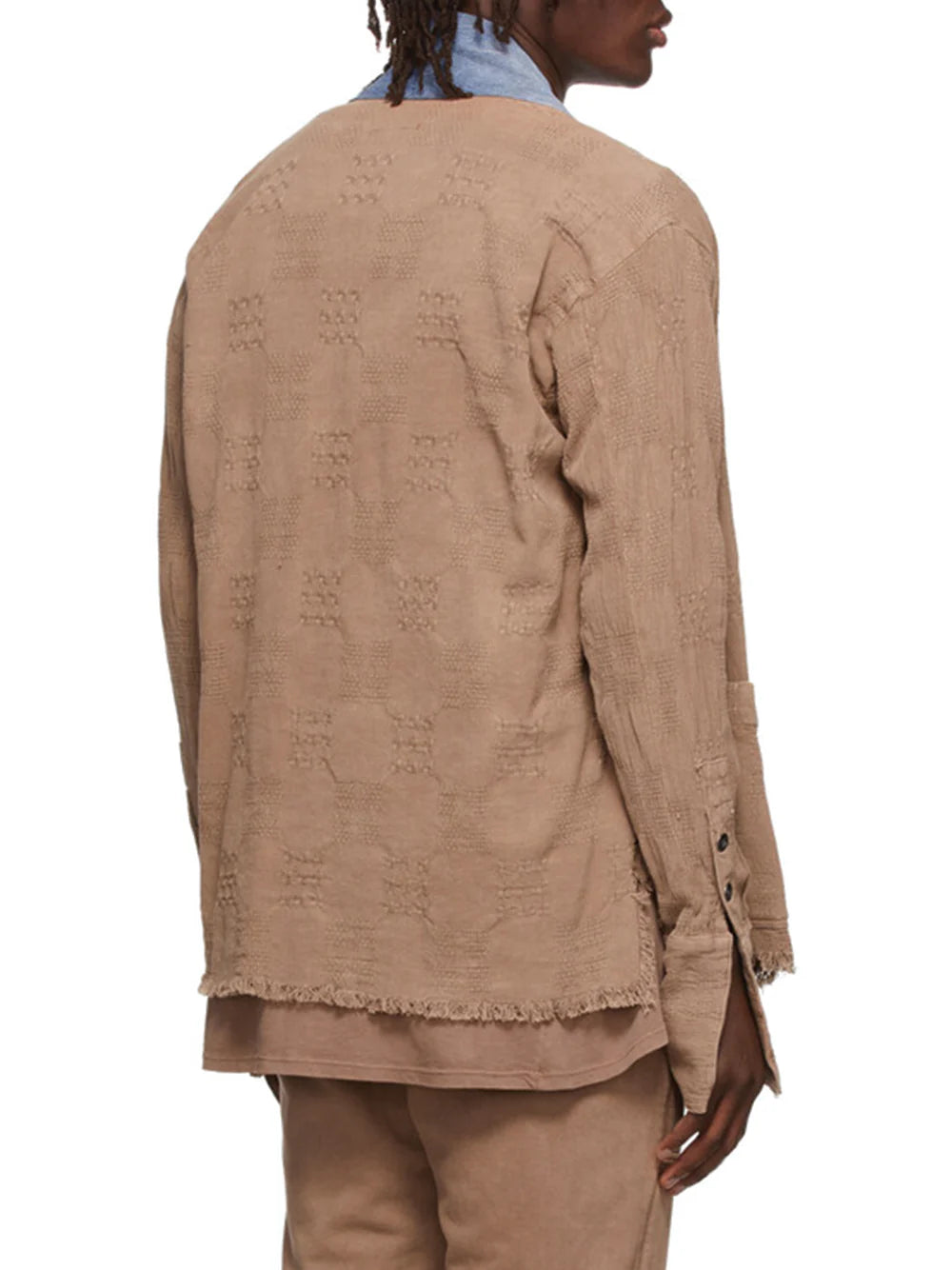 Greg Lauren Coco Open Weave Jacket