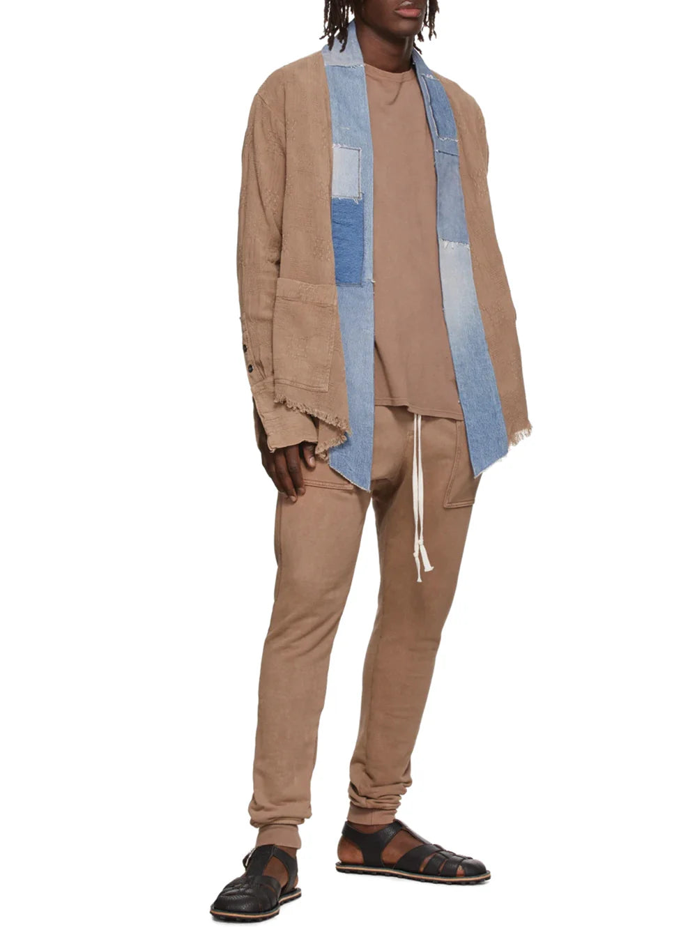 Greg Lauren Coco Open Weave Jacket