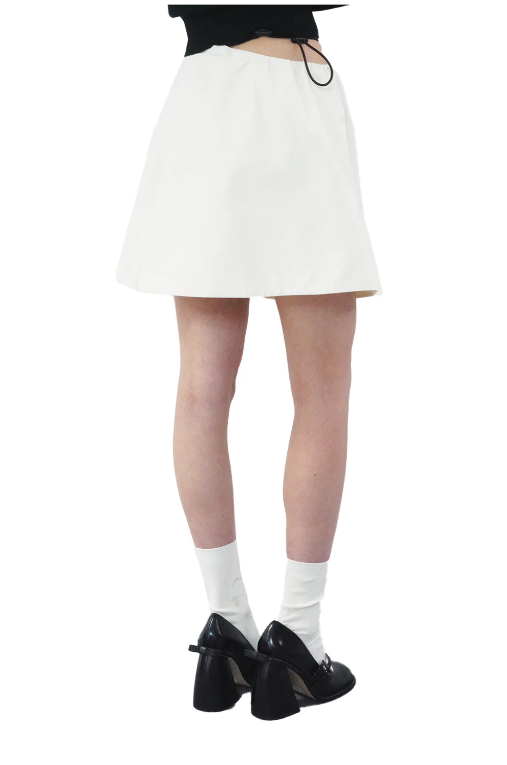 ShuShu Tong Drawstring Skirt White