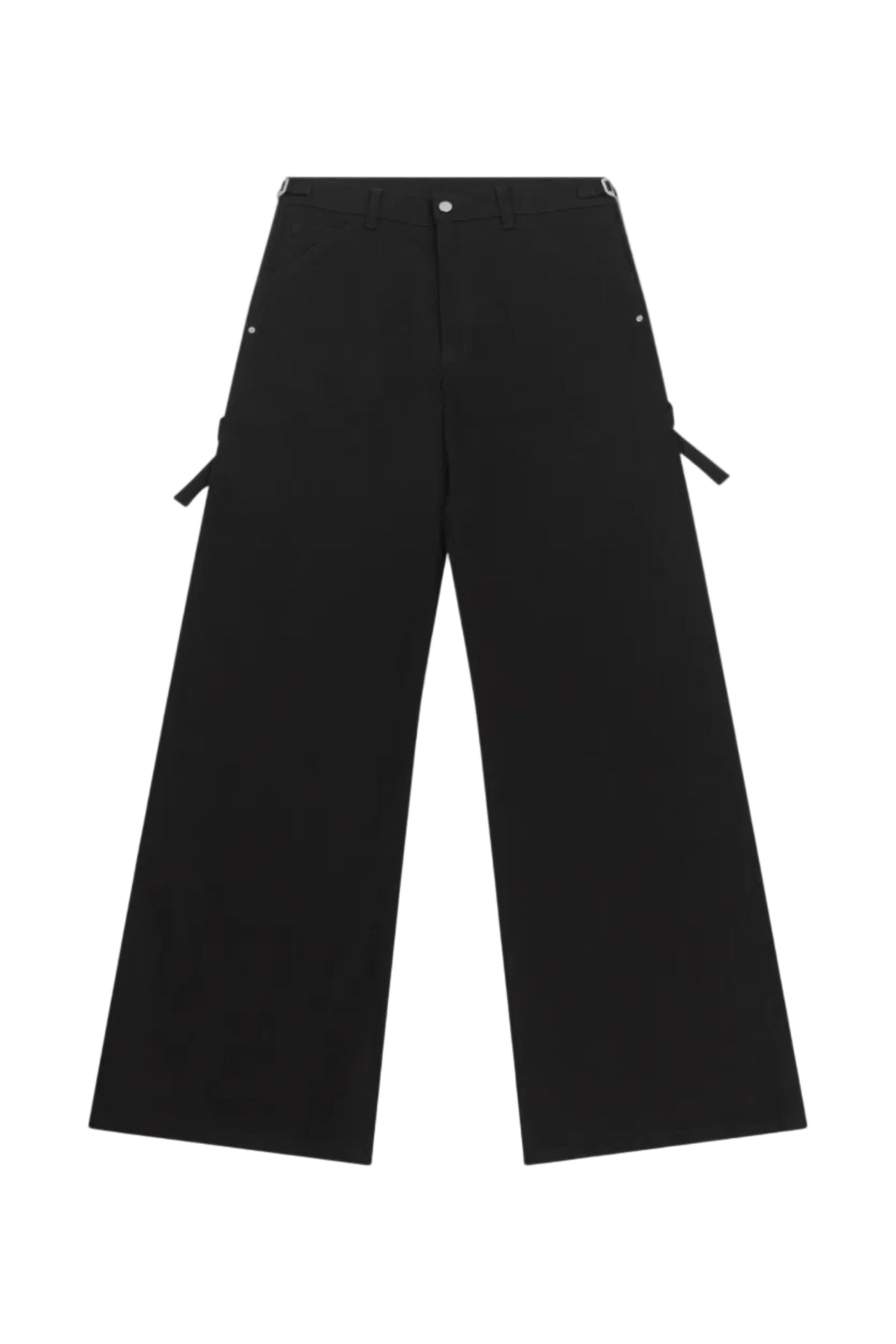 HELIOT EMIL GAIT DENIM TROUSERS_BLACK