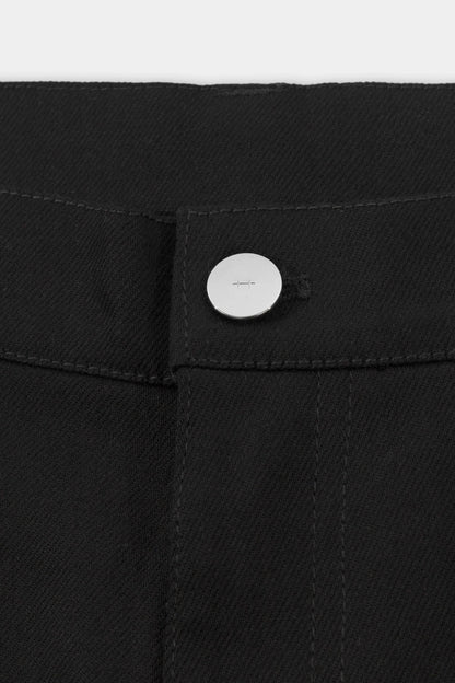 HELIOT EMIL GAIT DENIM TROUSERS_BLACK