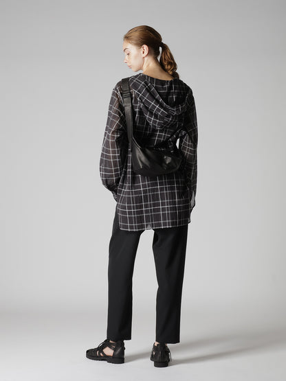 Y's WATER DYED SOFT LEATHER TUCK SHOULDER BAG S