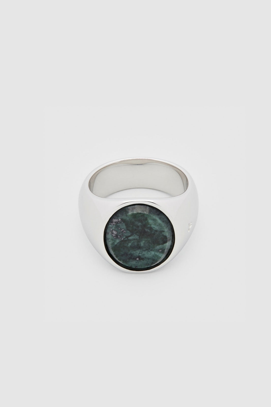 TOM WOOD OVAL GREEN MARBLE RING