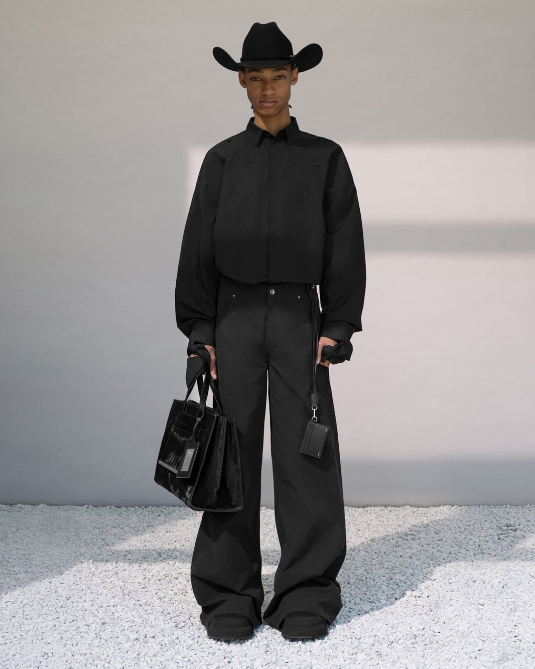 HELIOT EMIL SELLA TROUSERS_BLACK