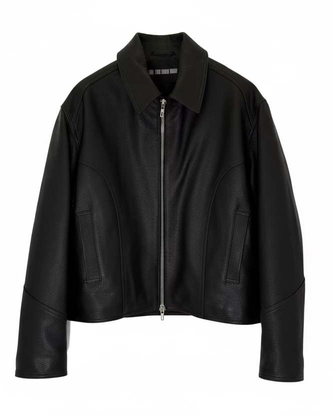 PADDED LEATHER JACKET